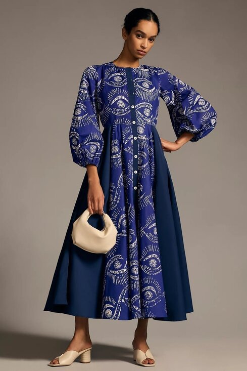 Anthropologie Dresses & Skirts - NWT❤️Anthro Kahindo Long-Sleeve Cutout Dress szS